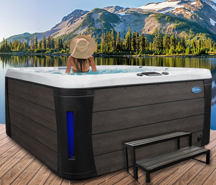Calspas hot tub being used in a family setting - hot tubs spas for sale Alameda
